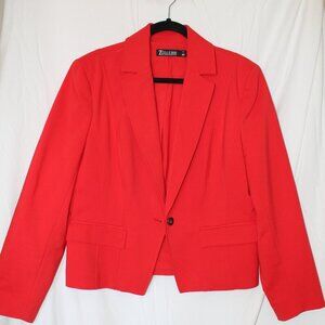 New York & Co (7th Avenue Design) - Mid-Length Blazer - Red - Size 14